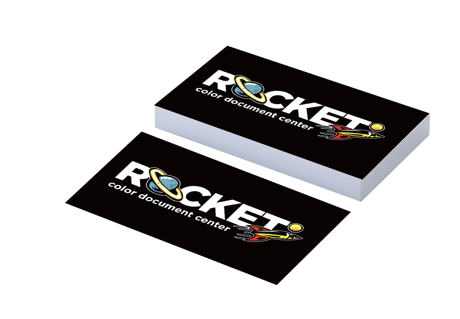 RocketBranded_Black Business Cards.png image
