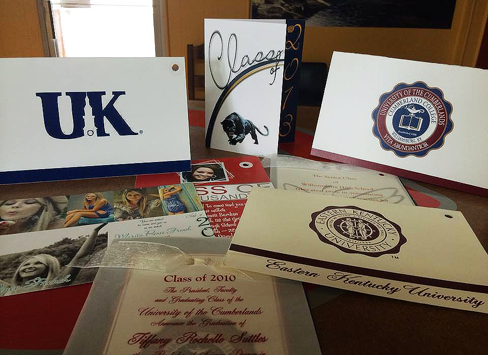 Graphic Designed Graduation Invitations printed by Hinkle Printing! Invitations for Graduation