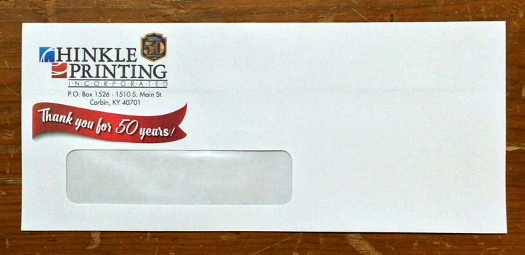 Hinkle Printing Envelope