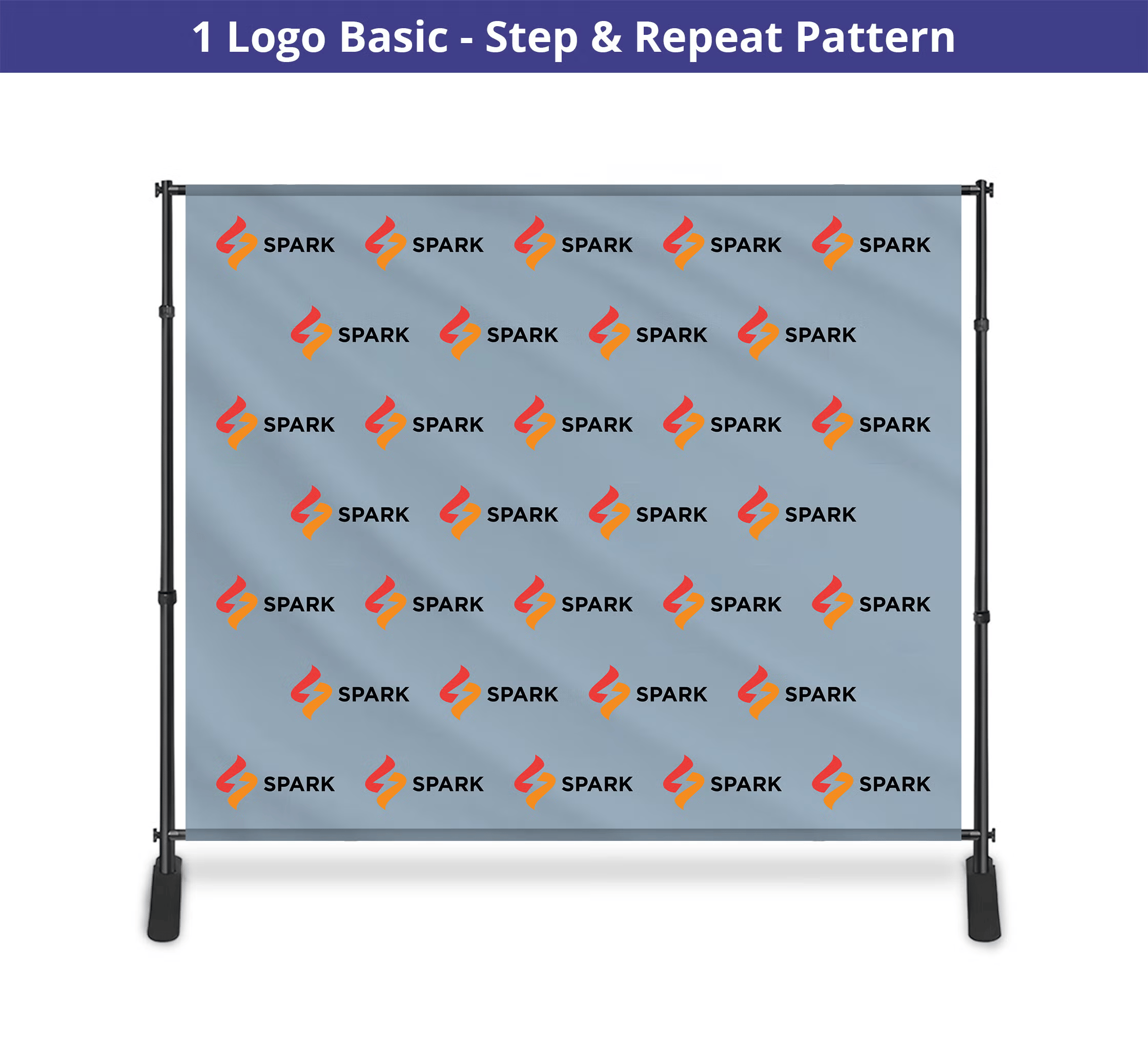 Telescopic Backdrop Banner Stand