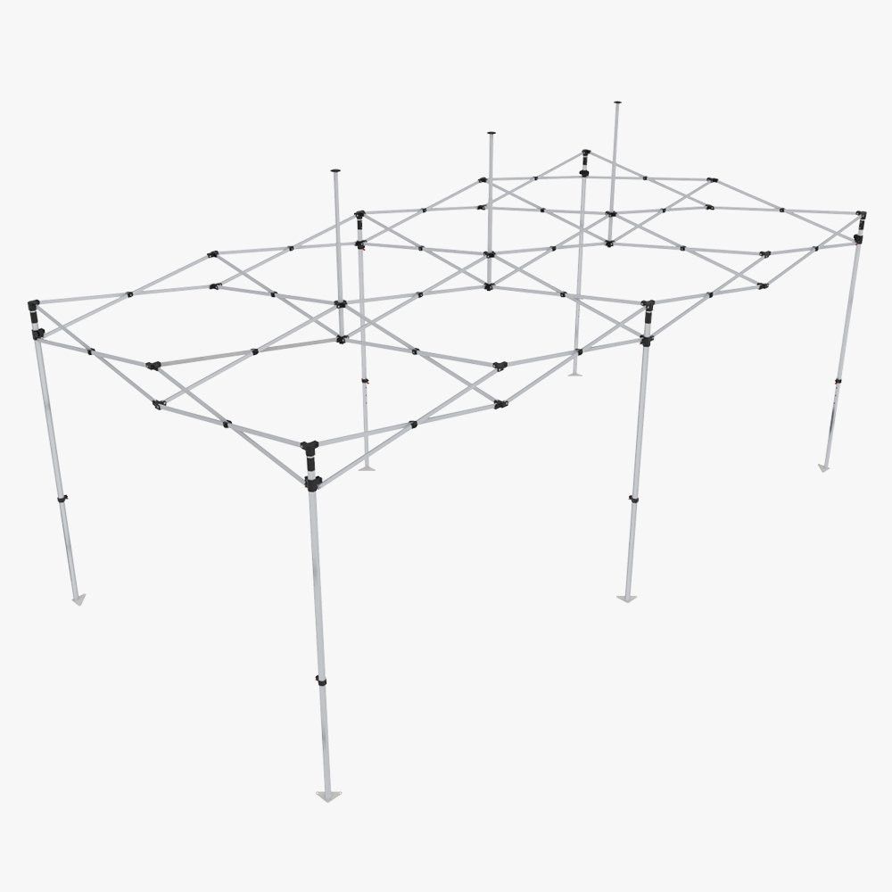 10x20 tent aluminum frame expanded