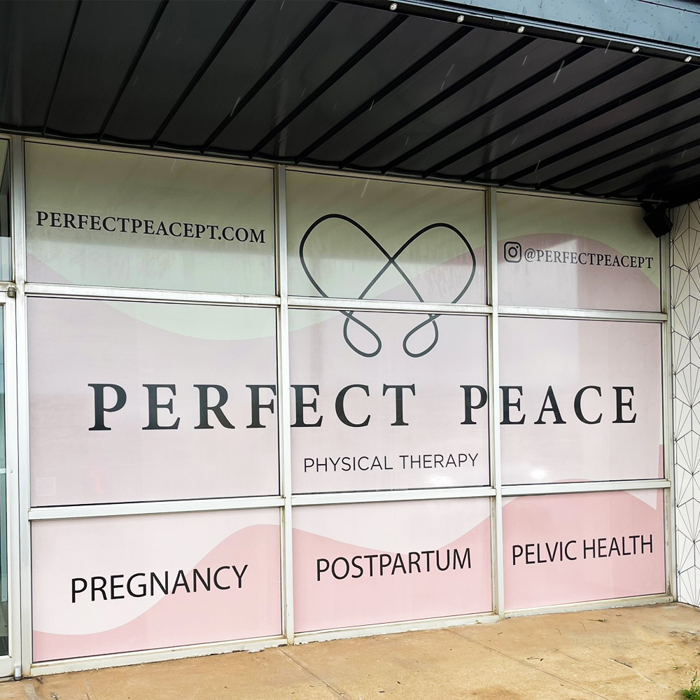 window perf, perforated window graphics