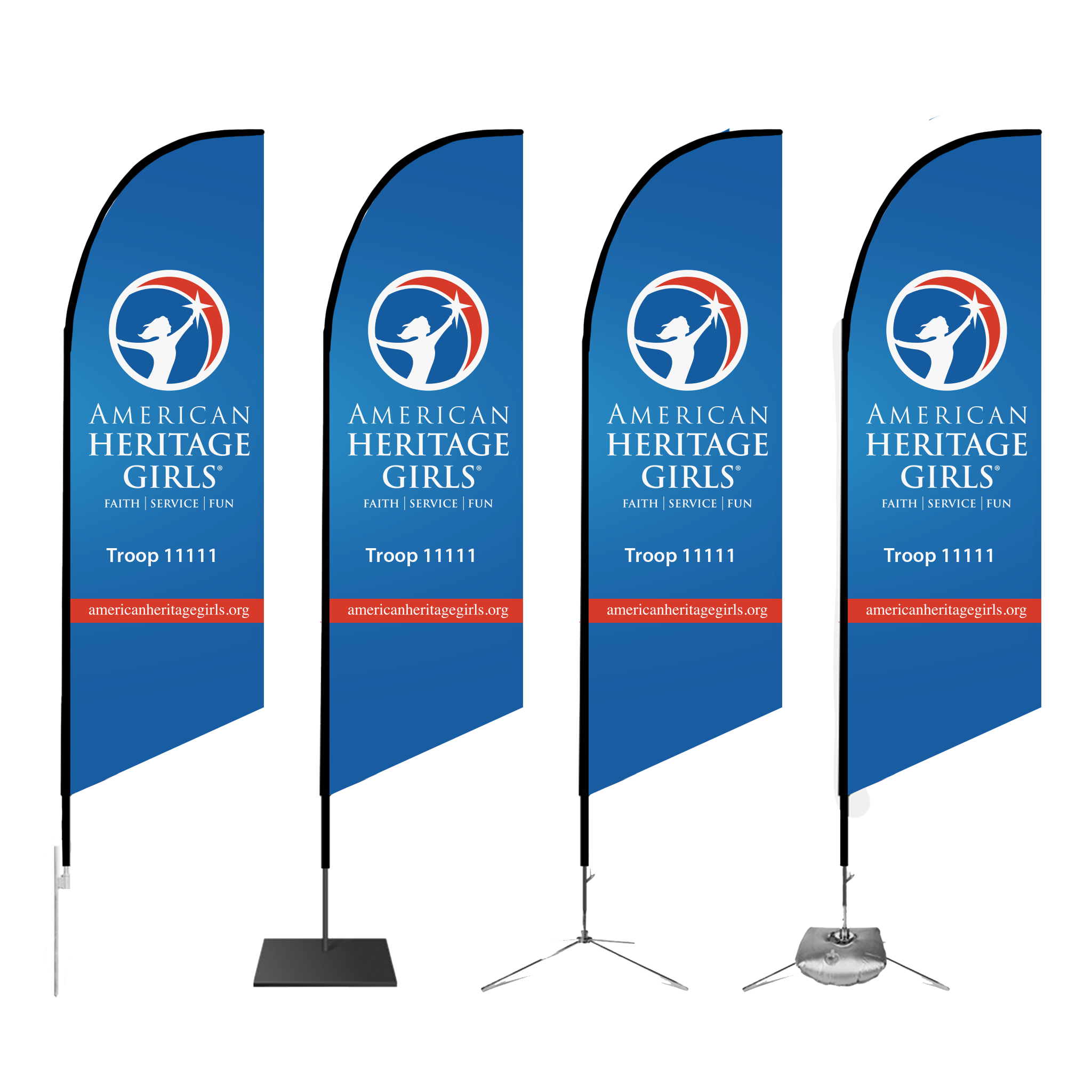 AHG FEATHER BANNER
