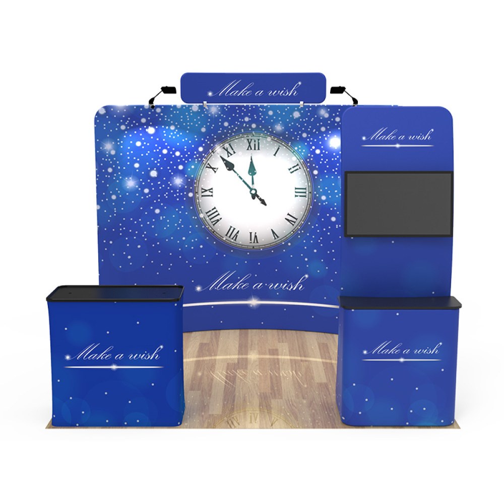 Layout 10x10-06 trade show booth kit, sample artwork