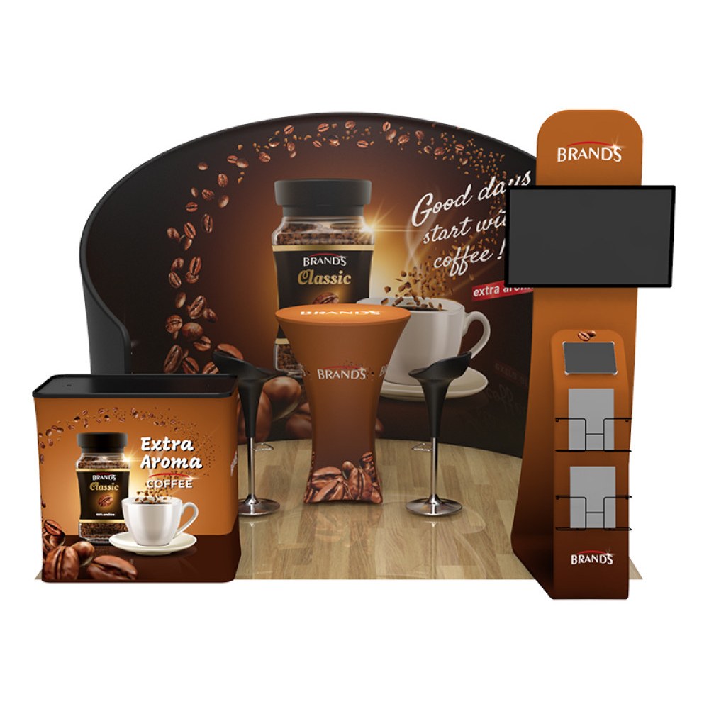 Layout 10x10-17 trade show booth kit, sample artwork