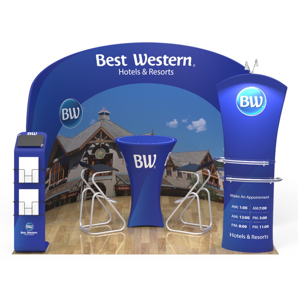 Layout 10x10-19 trade show booth kit, sample artwork