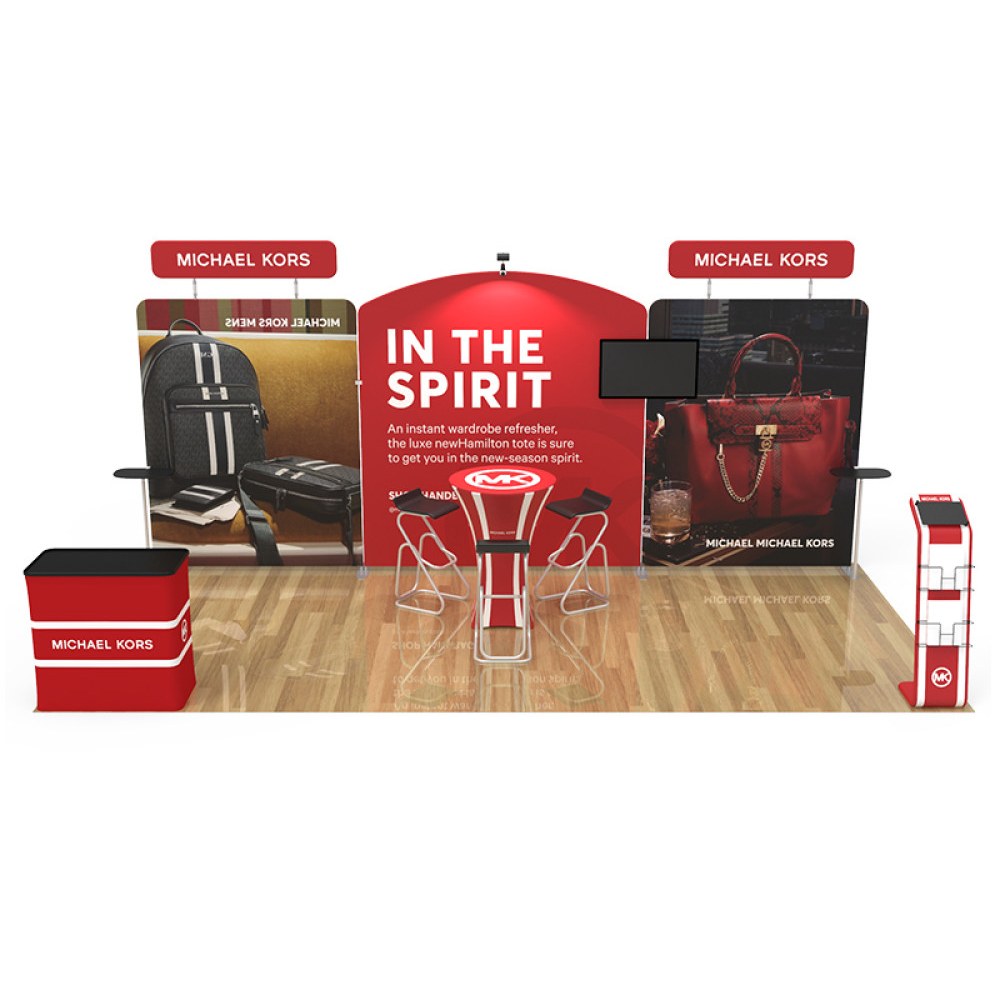 Layout 10x20-06 trade show booth kit, sample artwork
