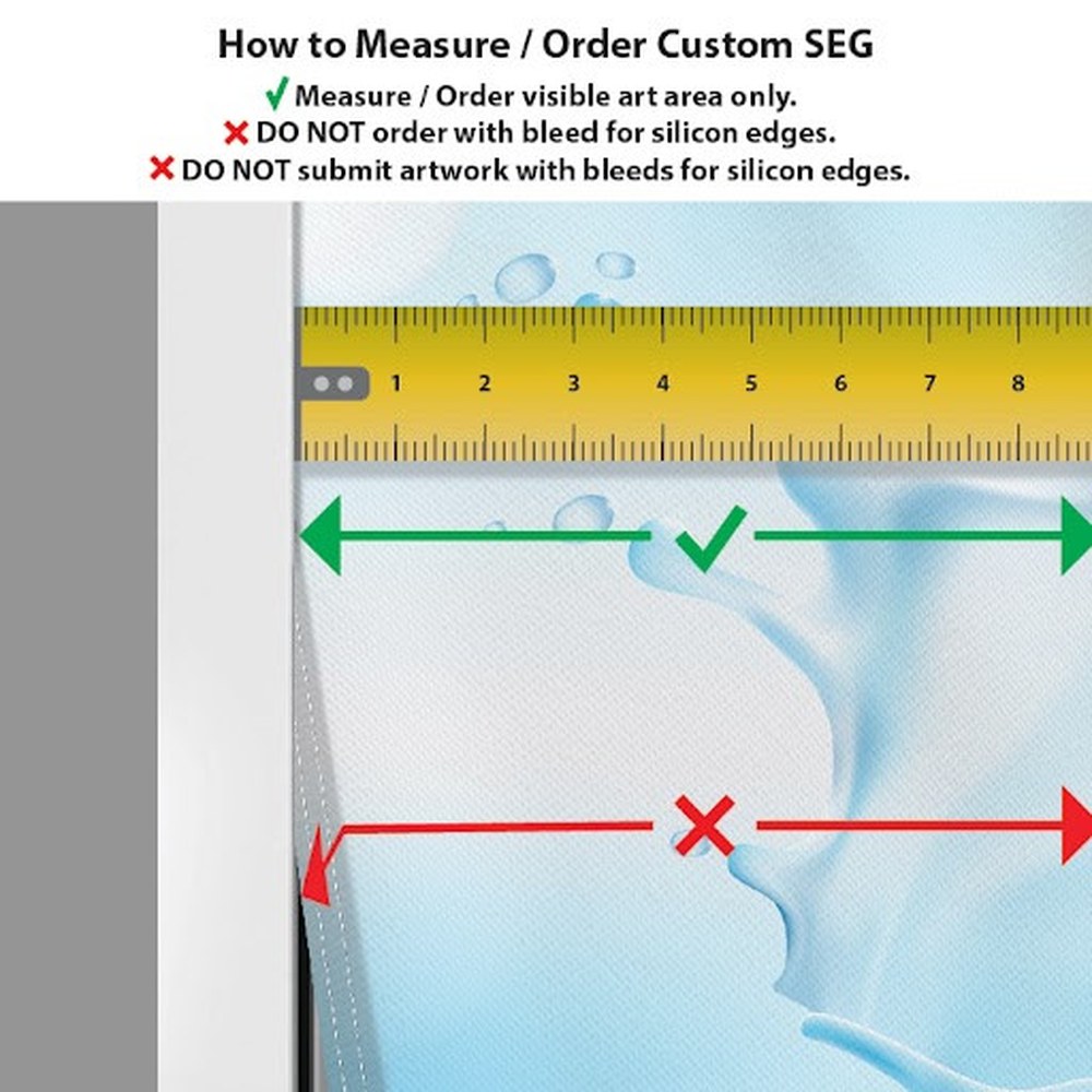 How to measure your frame for a custom SEG graphic