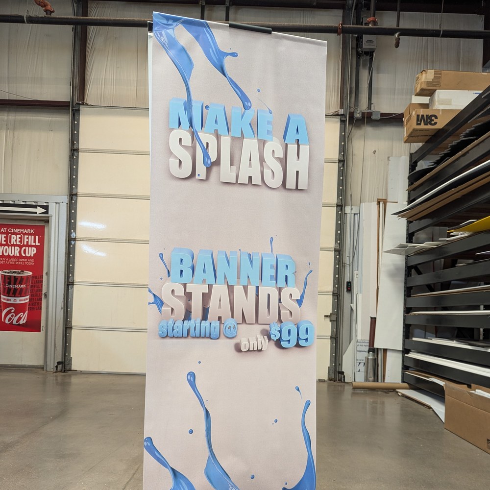 Adjustable Banner Stands