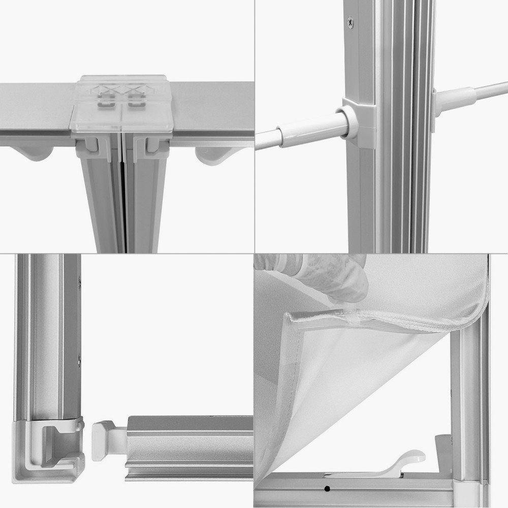 SEG frame connector and foot details