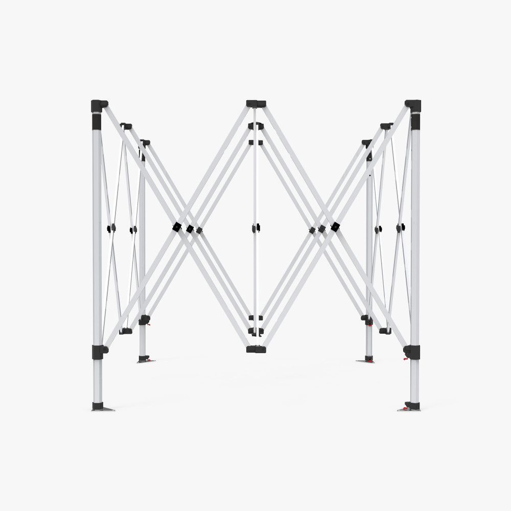 10x10 tent hexagonal aluminum frame expanded