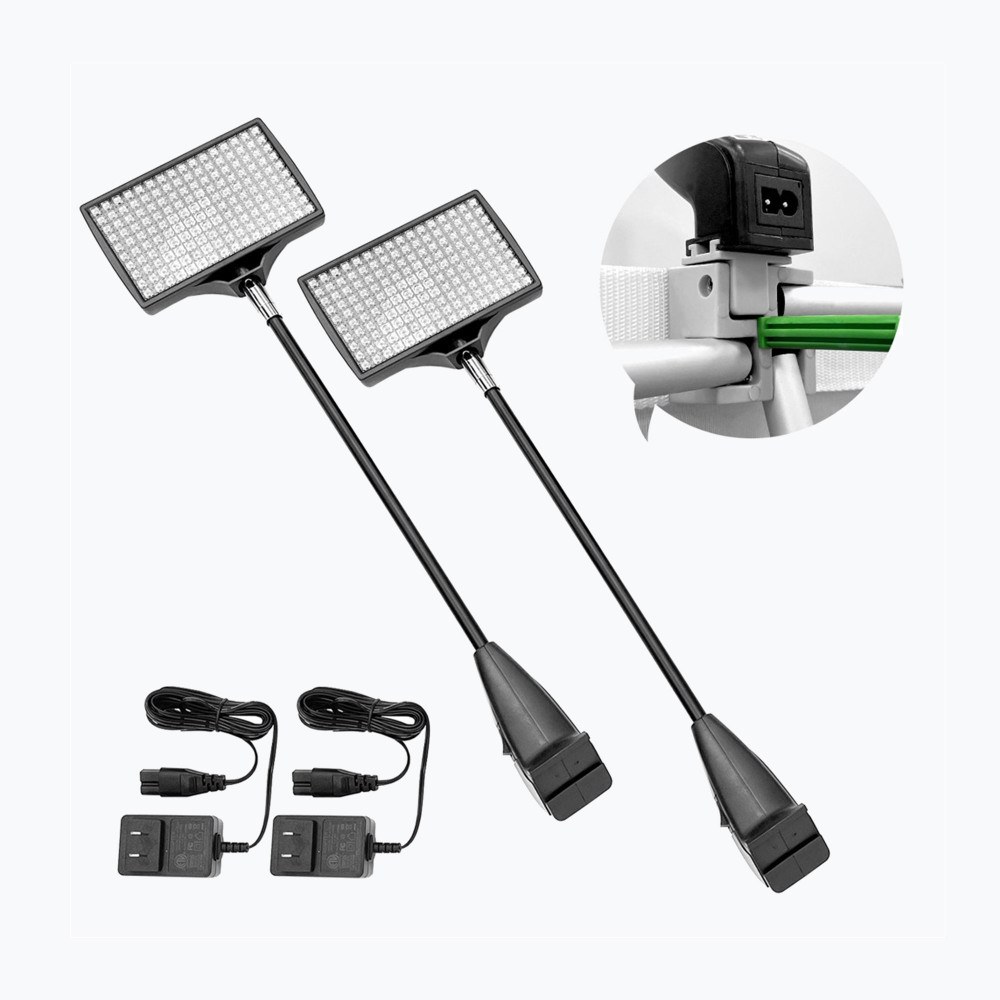 Set of two trade show LED lights
