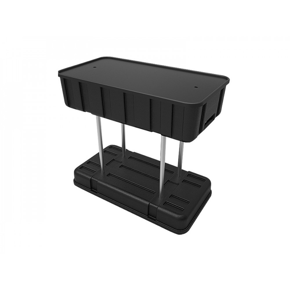 Hard case converted to a podium frame
