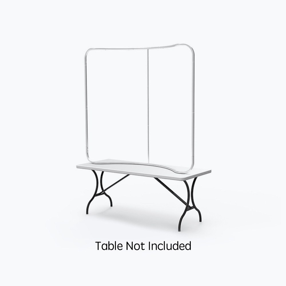 6 ft curved tabletop frame