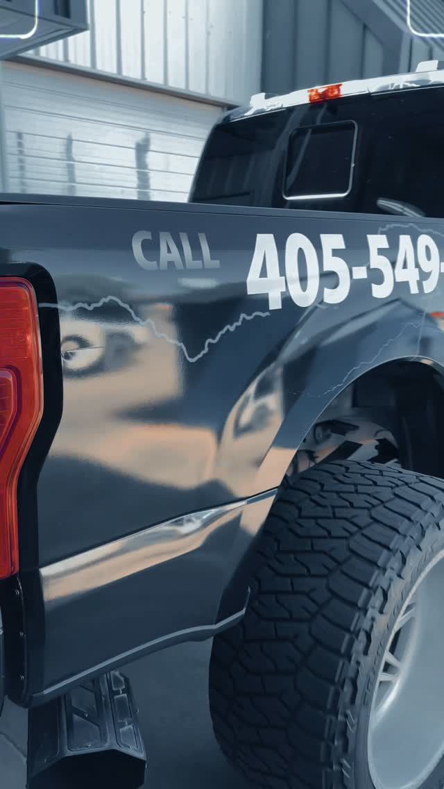 Pickup truck wrap reel from Boss Print