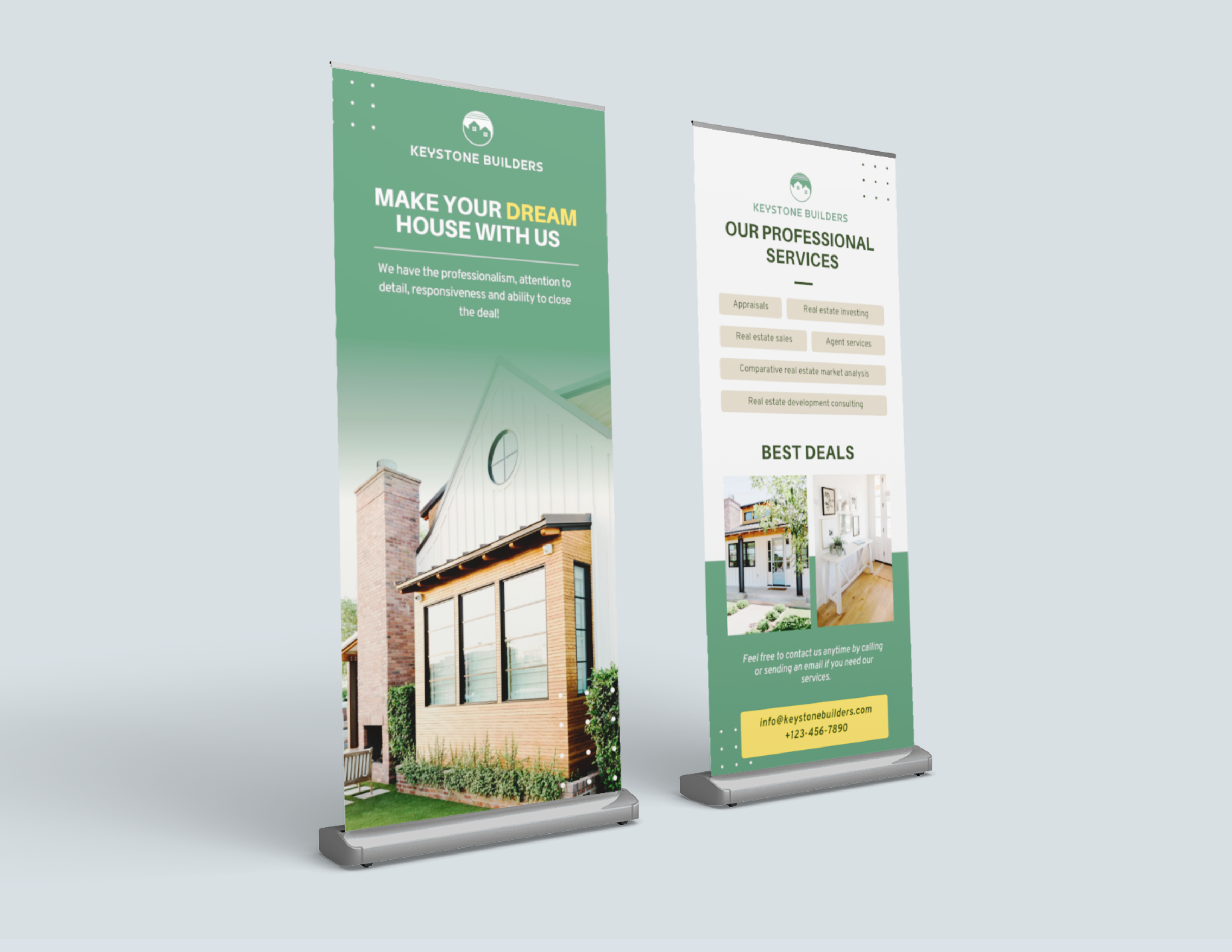 Telescopic Backdrop Banner Stand