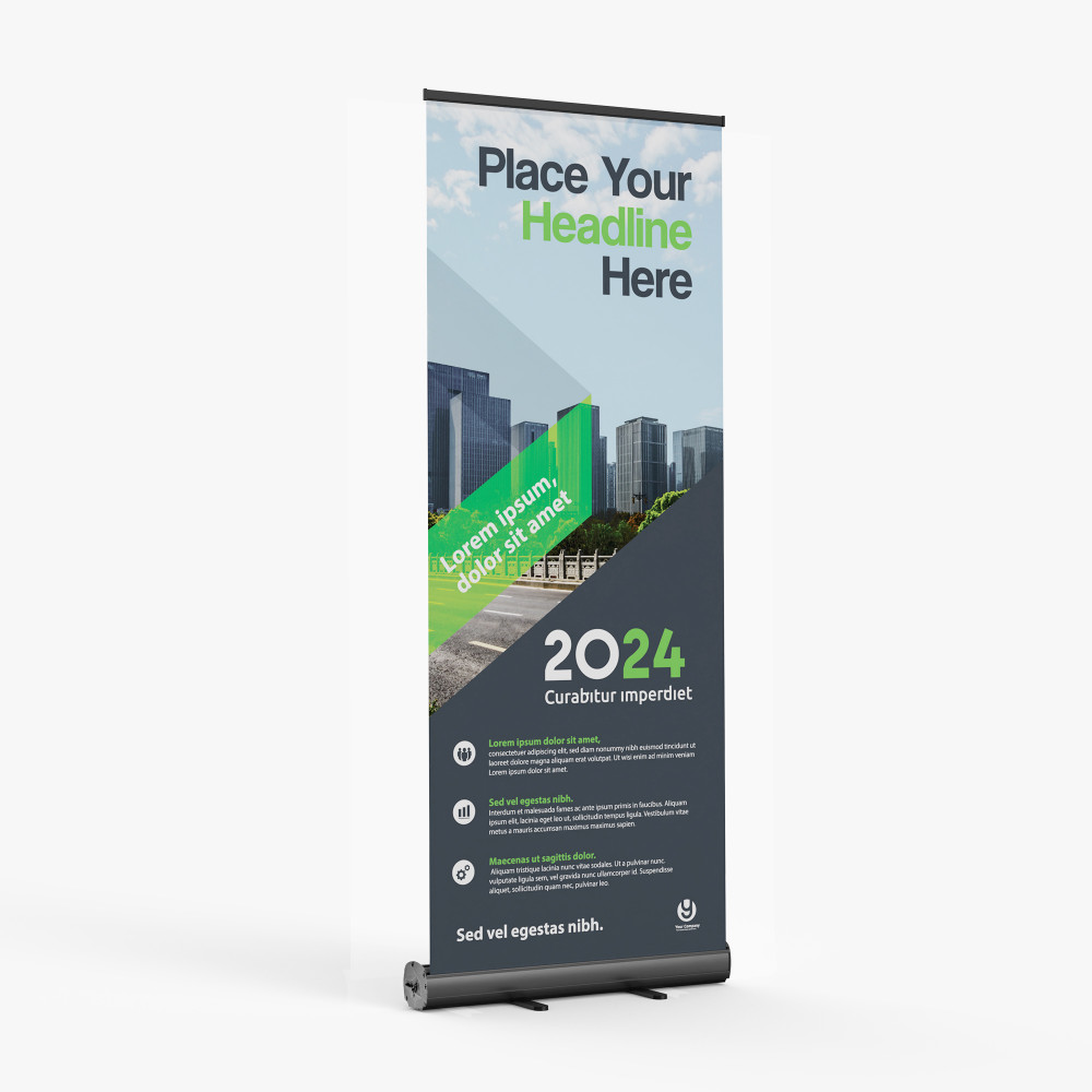 Standard retractable banner example 1