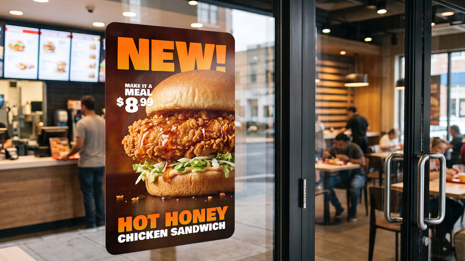 Large outdoor vinyl banner printed for a local Urbandale event
