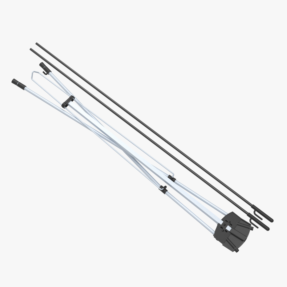 10 foot event tent expanded