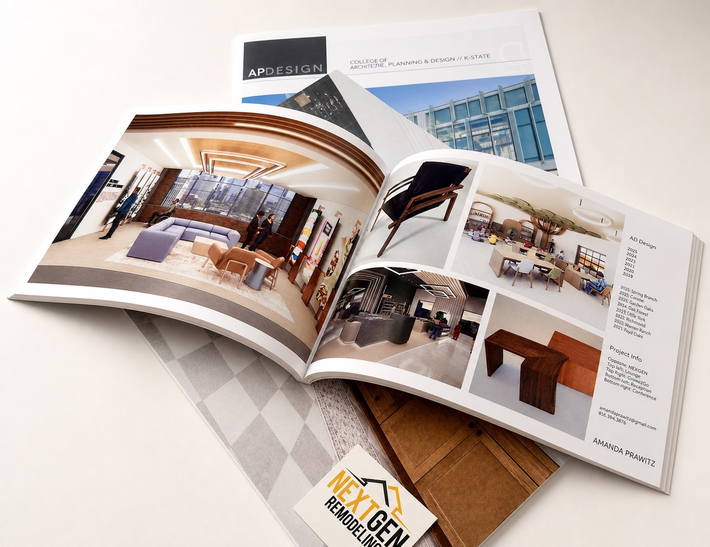 Professionally printed catalog and supporting marketing materials