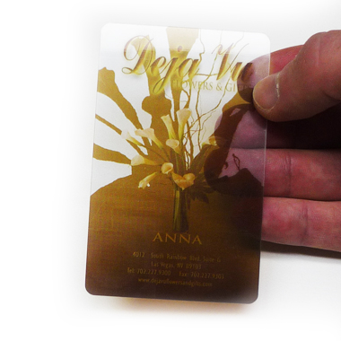 30mil Clear Plastic Card Printing 30mil Clear Plastic Card Printing