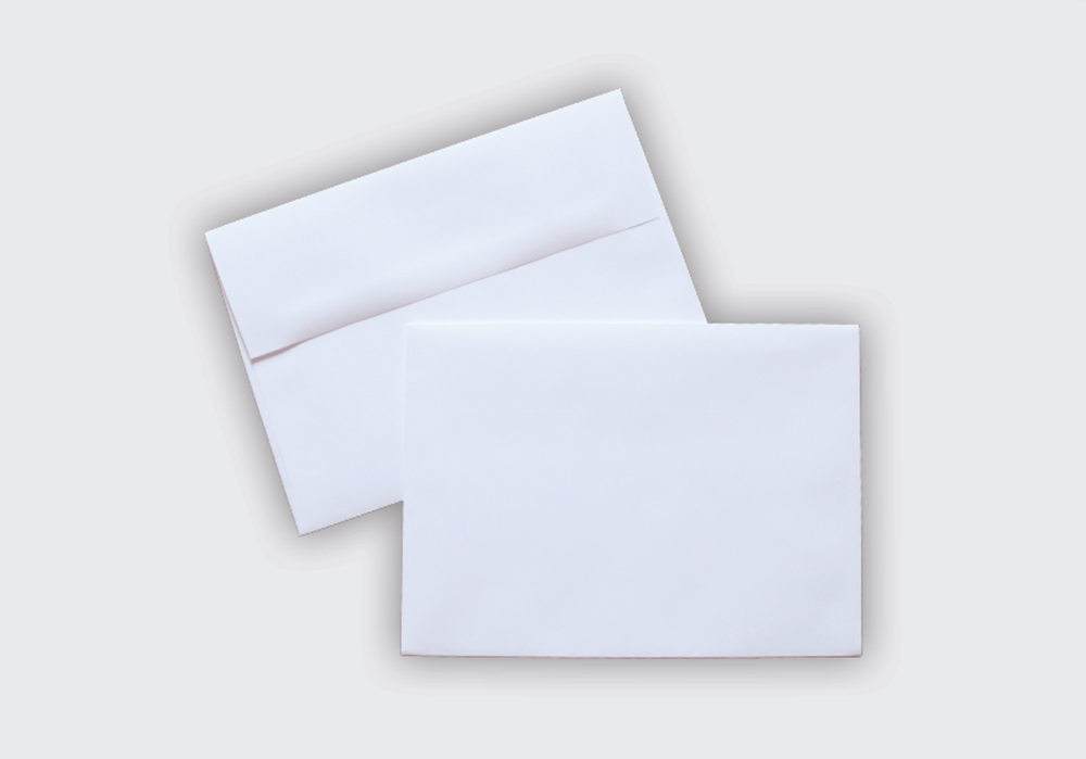 A-2 White Envelopes