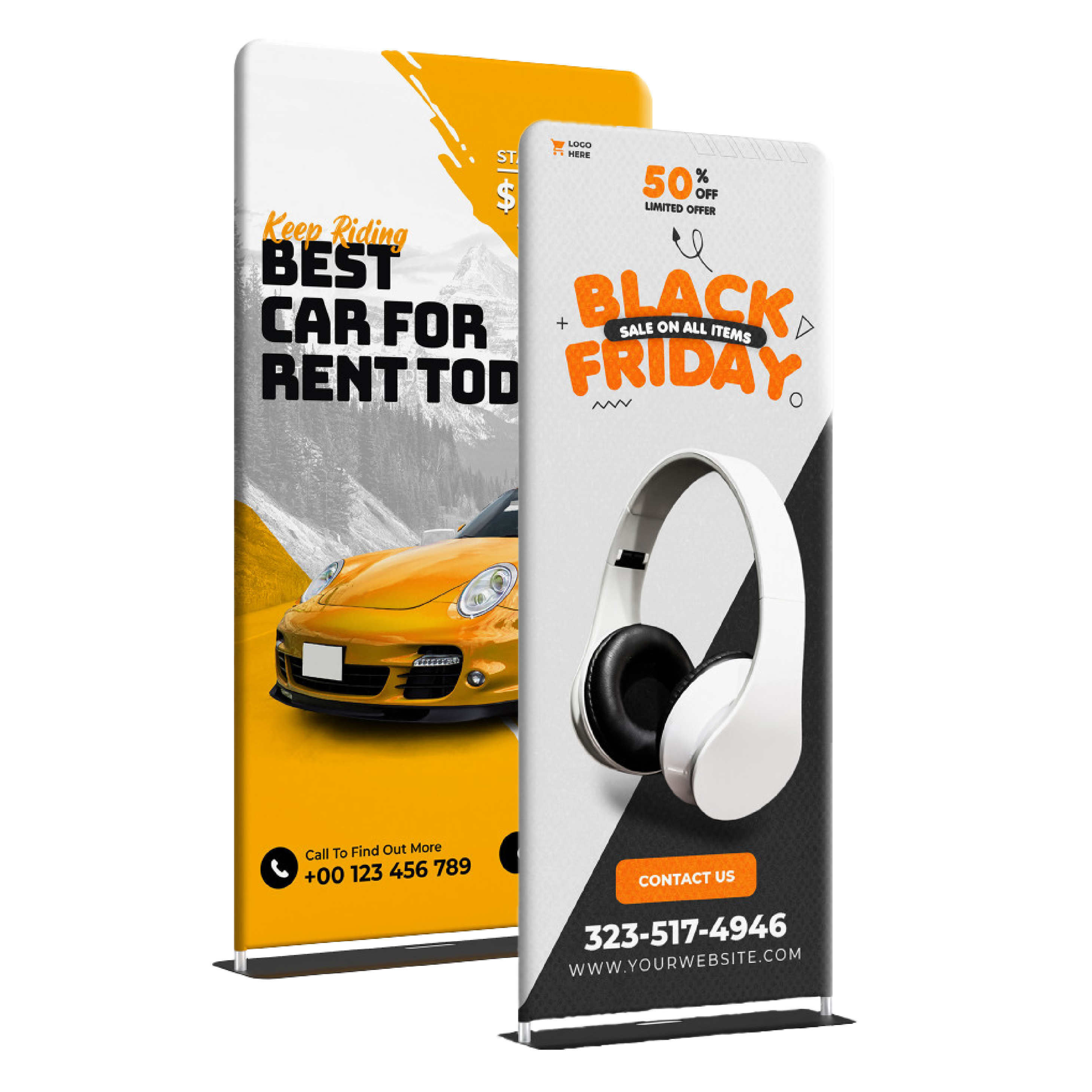 Tension Fabric Stand