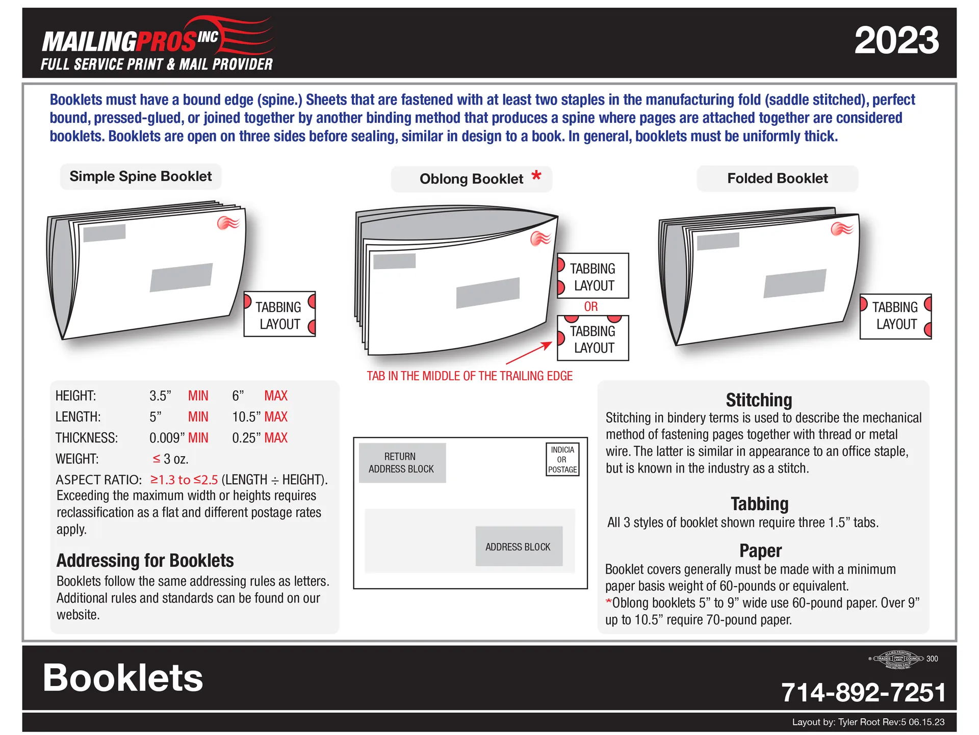 Booklet template preview