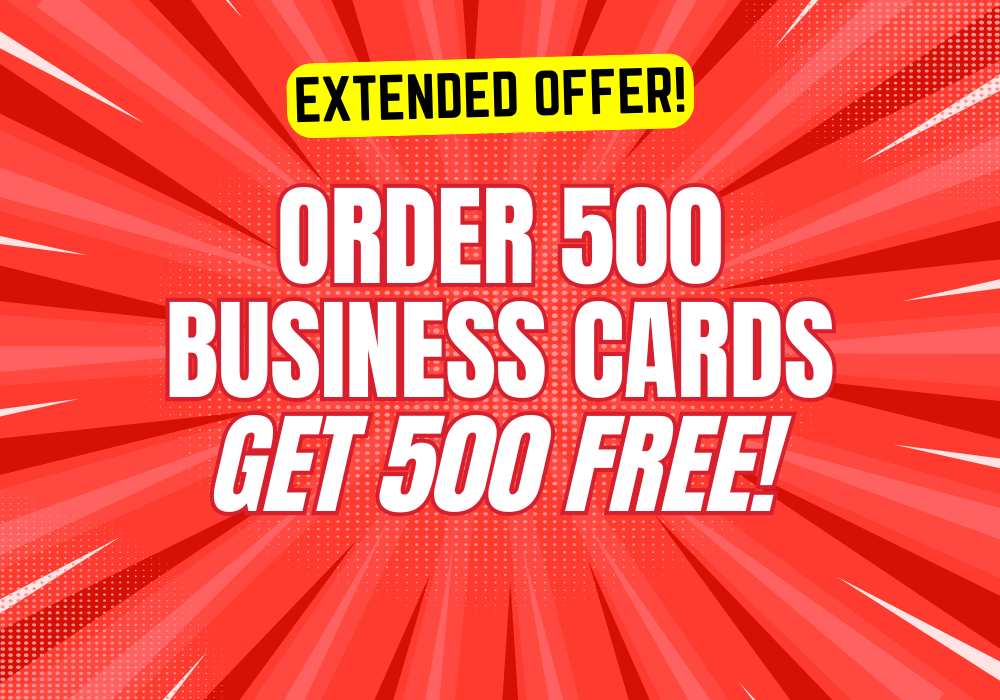 Extended BOGO Business Card Offer