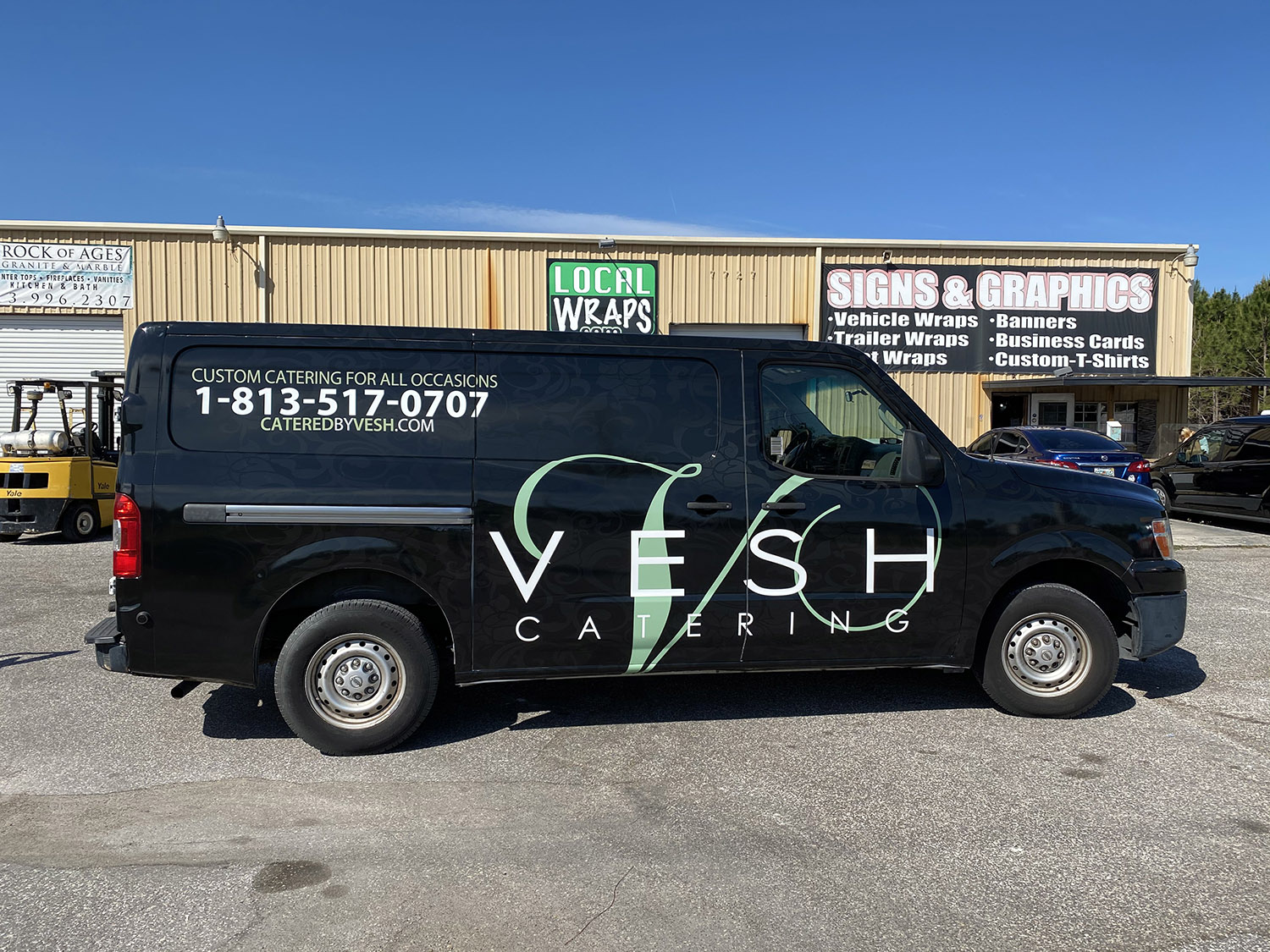 Die-Cut Vehicle Lettering