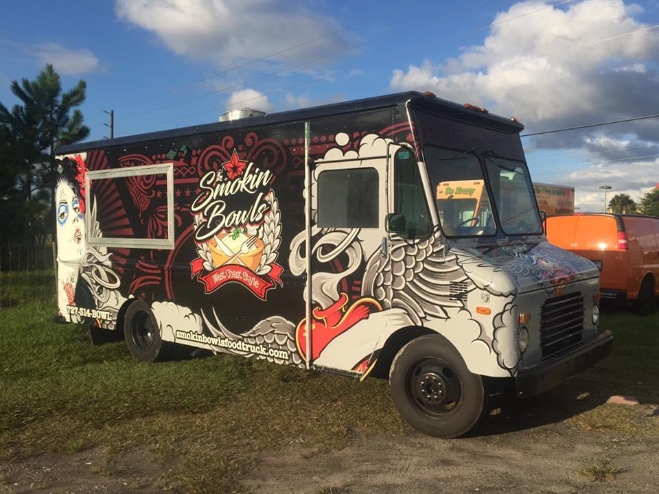 Partial Food Truck Wrap