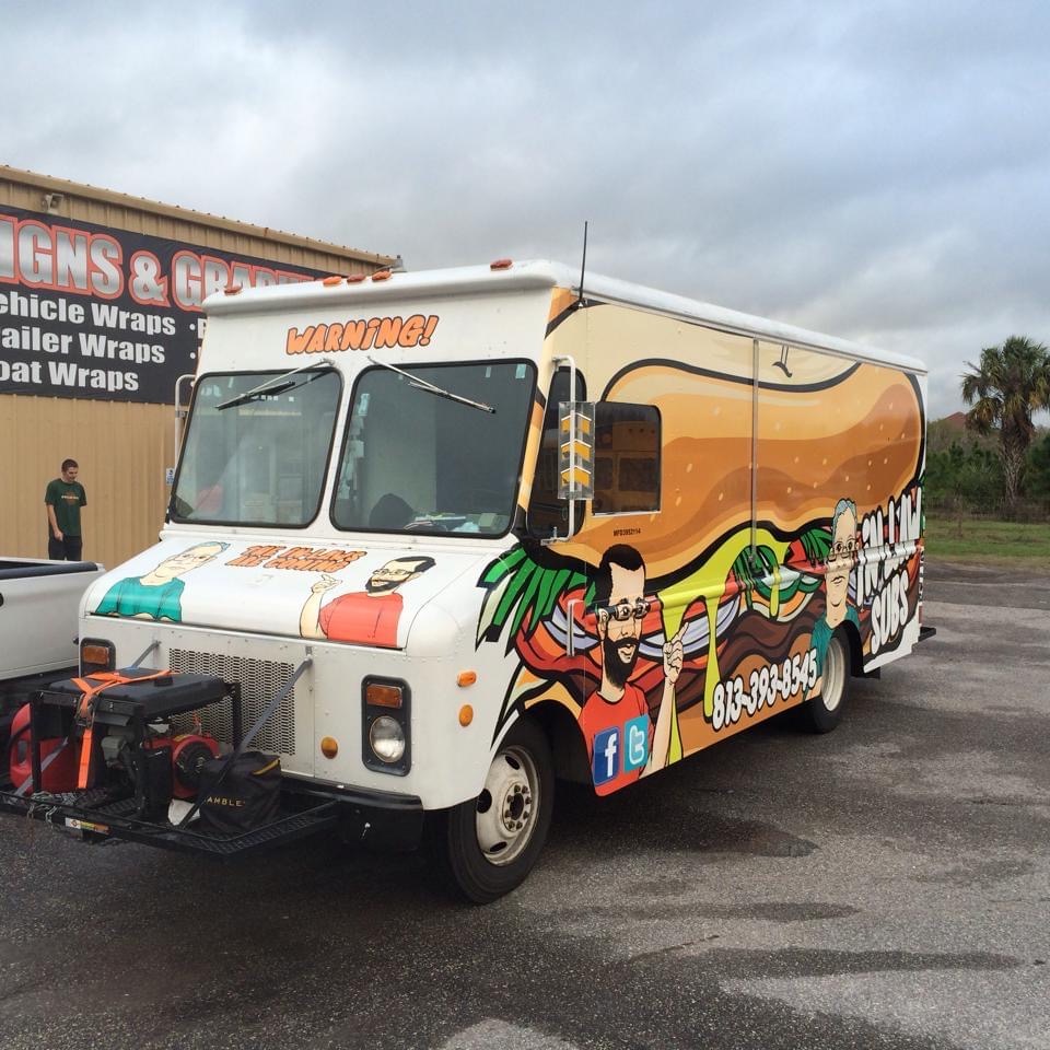 Food Truck Window Graphics