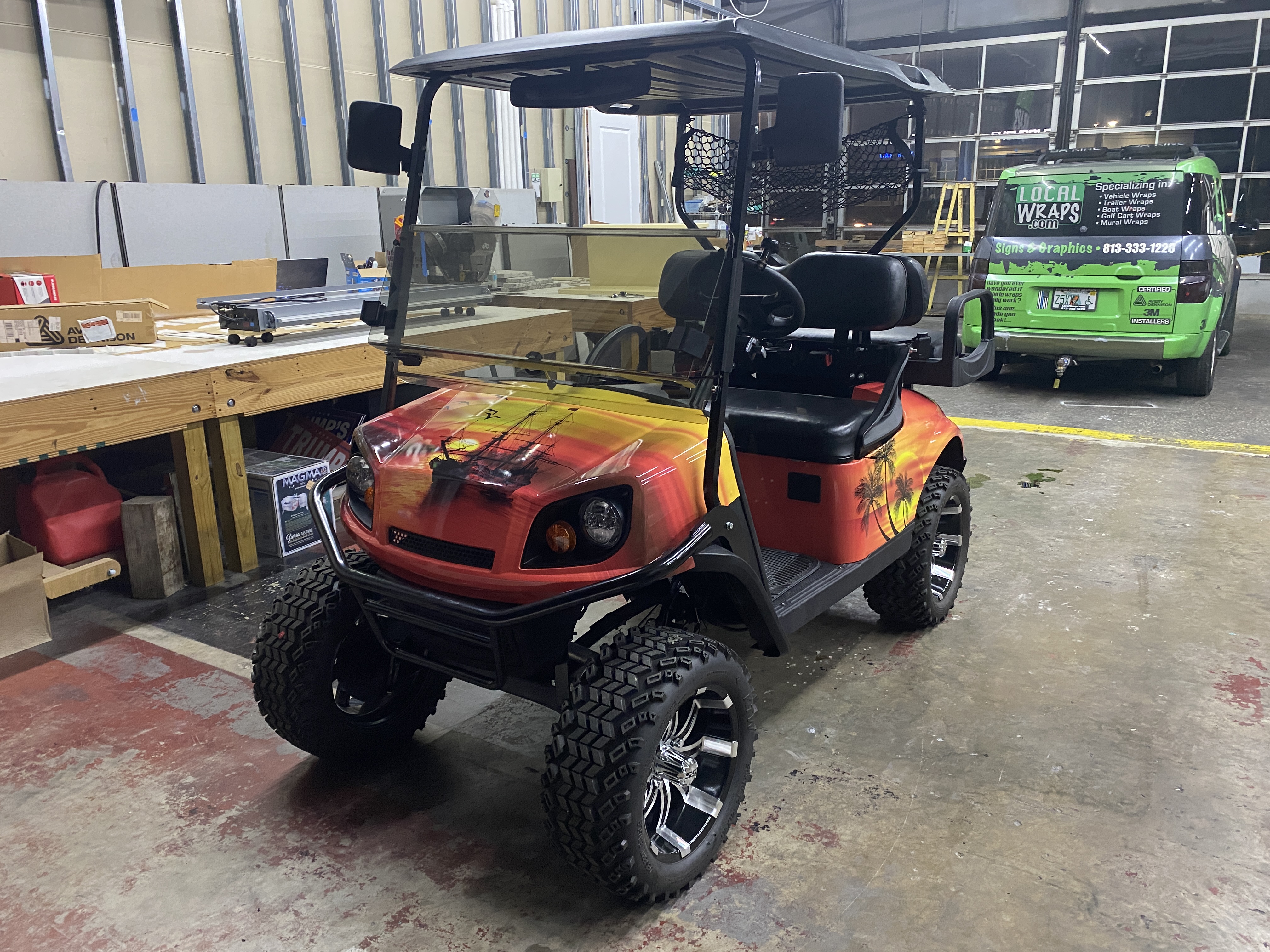 Golf Cart Wrap