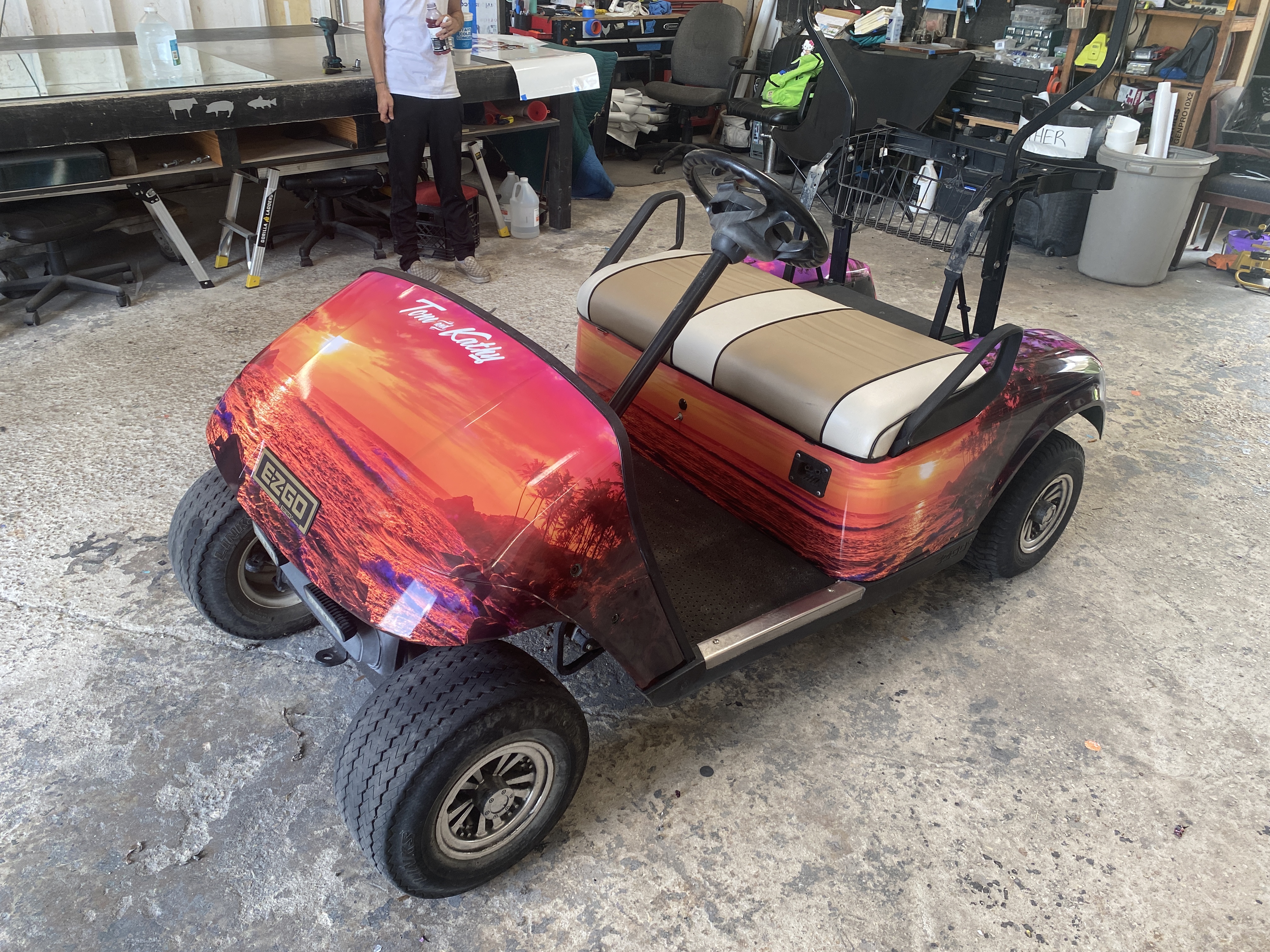 Golf Cart Wrap