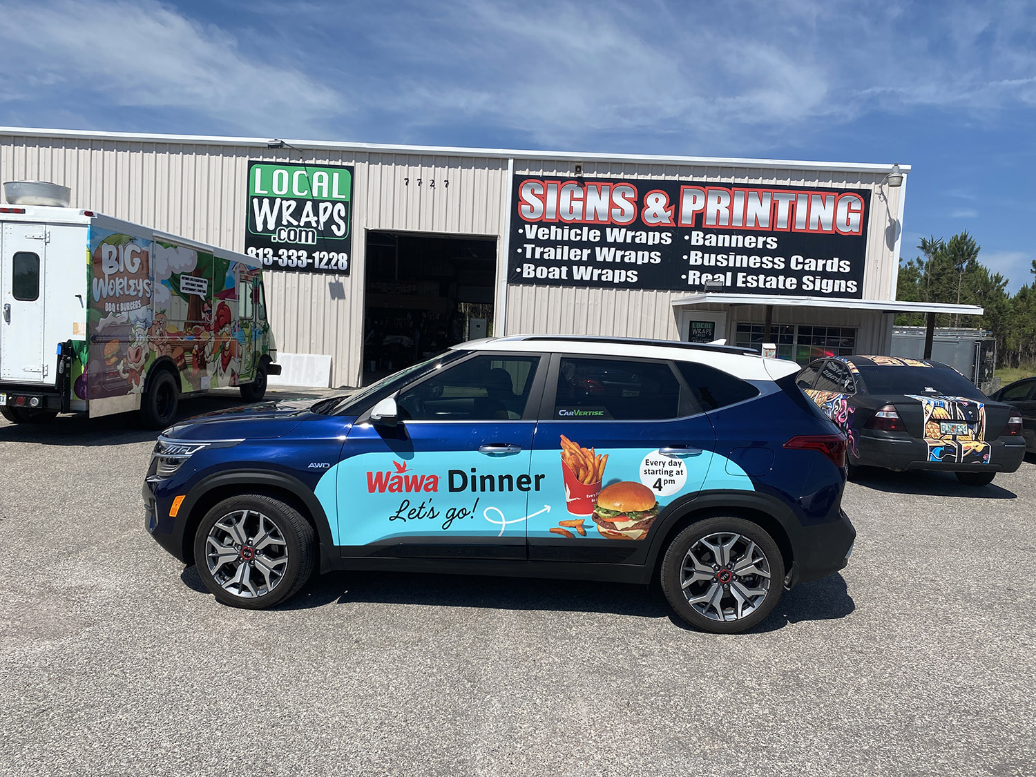 Partial Vehicle Wrap