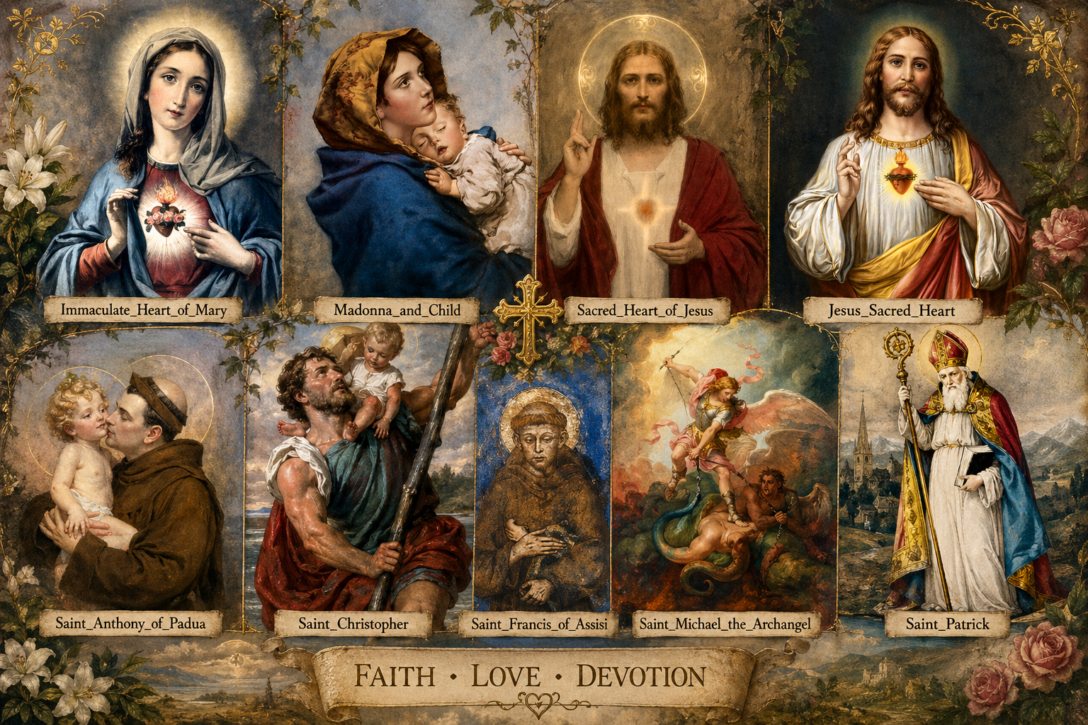 Religious Collage