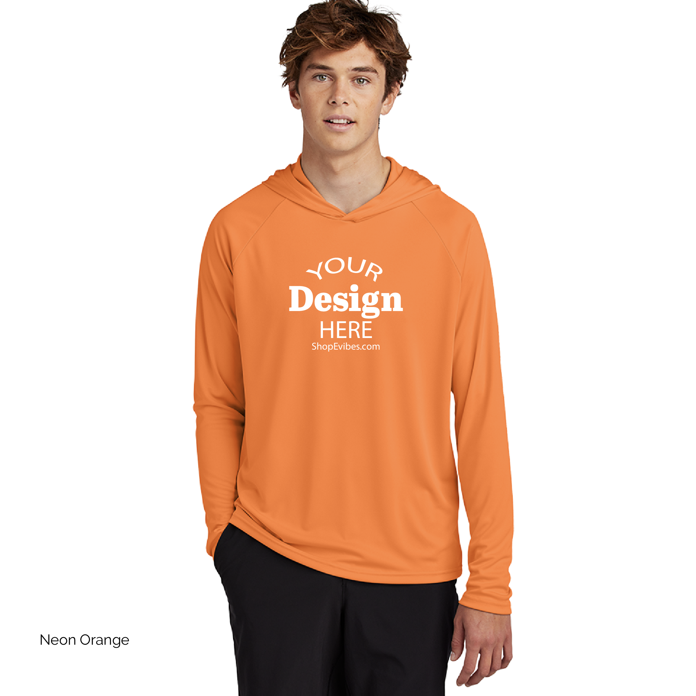 Port & Co® Performance Pullover Hooded Tee
