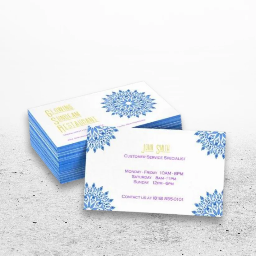 Business card printing