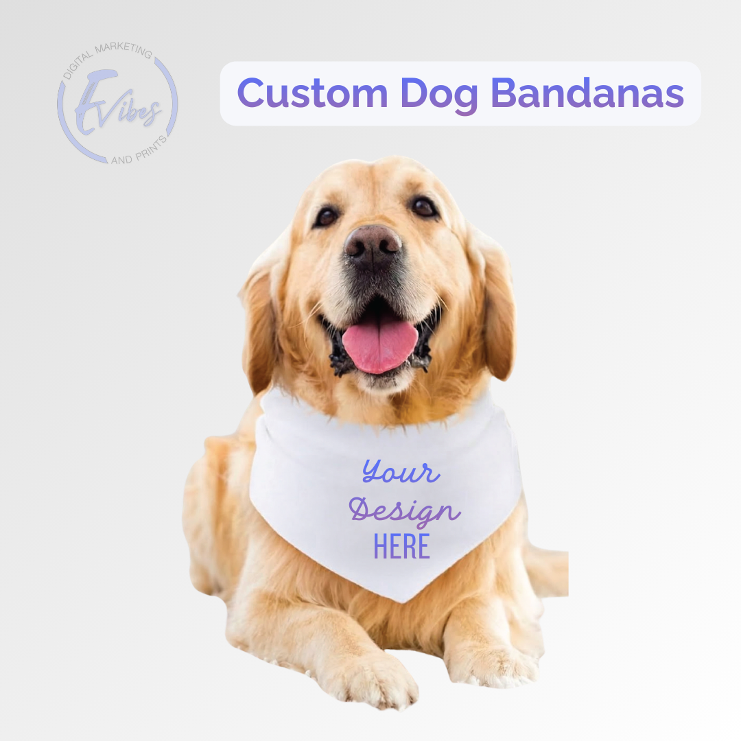 Custom Dog bandanas