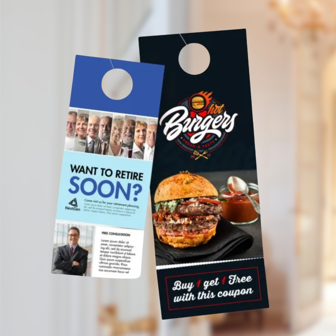 Tear-off door Hangers