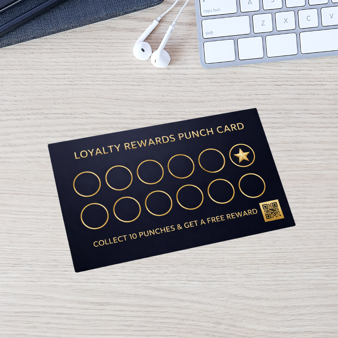 Loyalty Rewards Punch Cards