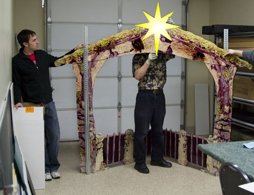 Christmas Nativity stable display