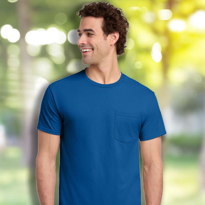 JERZEES DRI-POWER POCKET TEE (29MP)