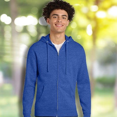DISTRICT VIT FLEECE FULL-ZIP HOODIE (DT6102)