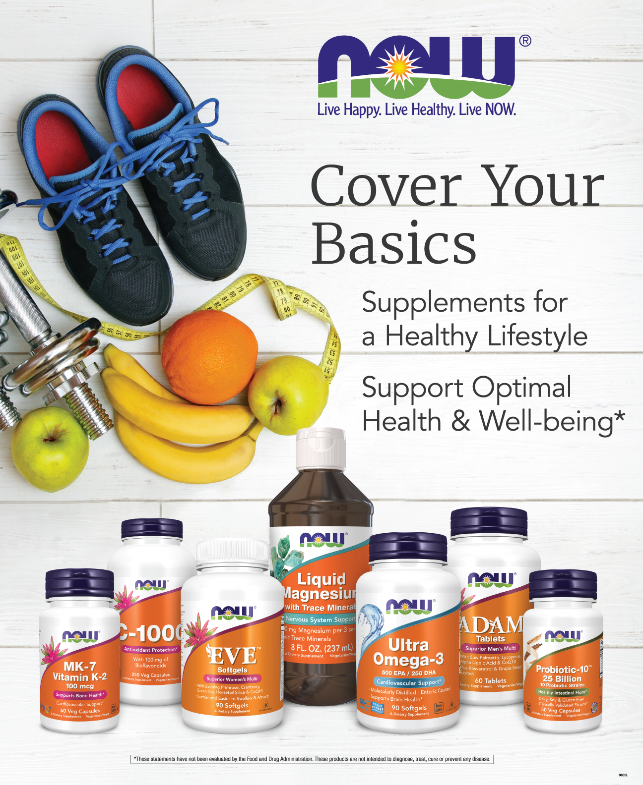 0805L - Cover Your Basics Adhesive Cling