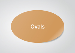 Oval Roll Labels: Full Color