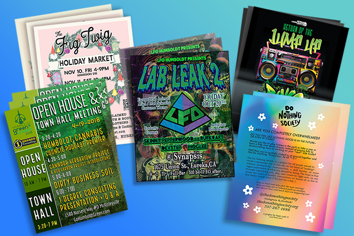 small handbill 8.5x11