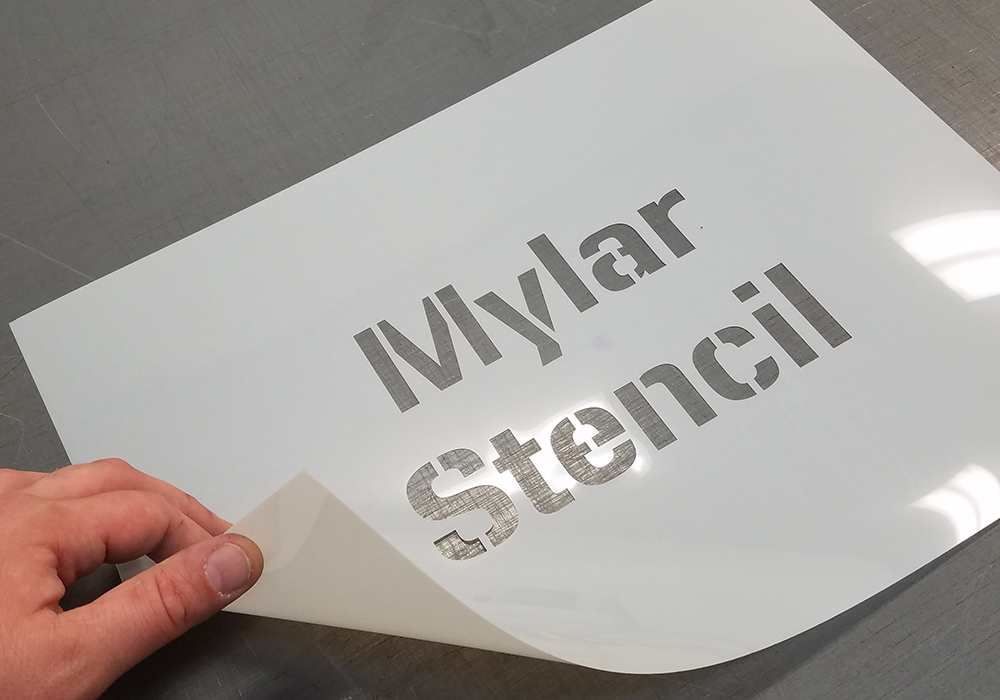 Custom stencils on clear mylar!! - text, images, designs, logo