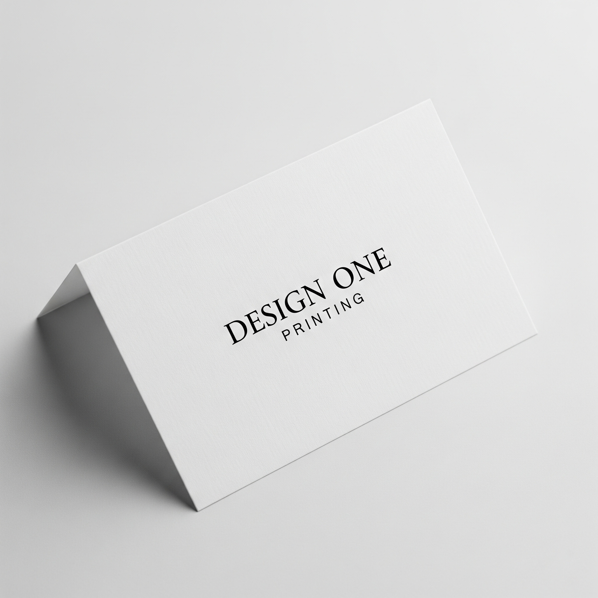 Fold-Over Business Card