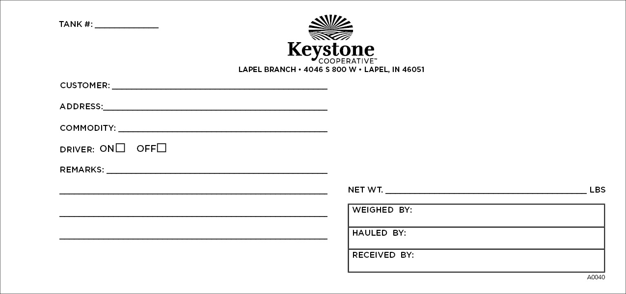 A0040 Scale Ticket-Lapel
